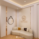 Spa Linh Ly 35m2 - Thiết kế spa mini hiện đại